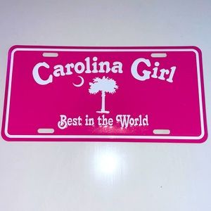South Carolina License Plate